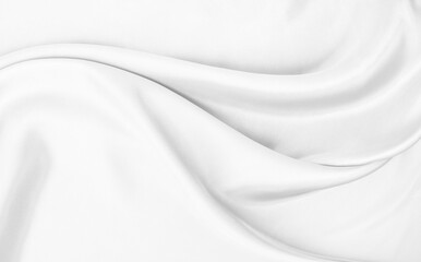 Obraz premium White gray satin texture that is white silver fabric silk background with beautiful soft blur pattern natural.