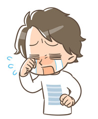 号泣する男の人2