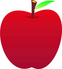 Obraz premium りんごのイラスト