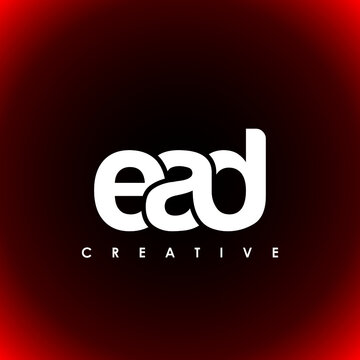 EAD Letter Initial Logo Design Template Vector Illustration