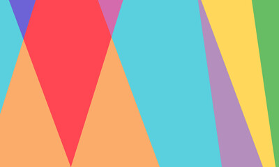 an abstract collection of colorful triangles background