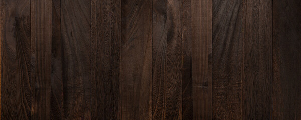 焼杉の板による暗い色の木のボードの背景テクスチャー