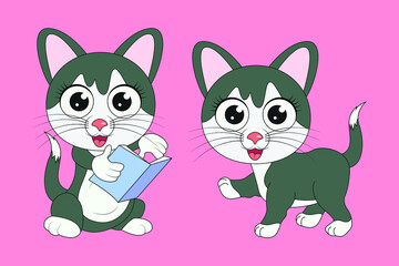 cute animal cartoon illustration