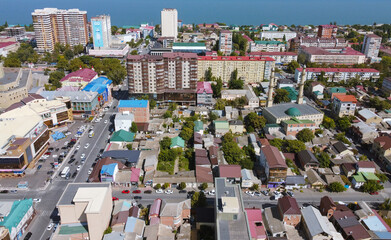 Makhachkala quarters in the center