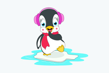cute animal cartoon illustration