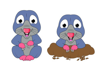 cute animal cartoon illustration