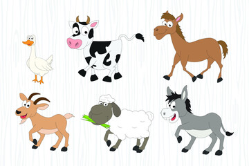 cute animal cartoon illustration