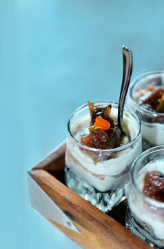 Tiramissu De Roquefort And Chutney Of Turkish Fig
