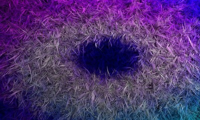 Abstract 3d colored fur. Natural background texture.