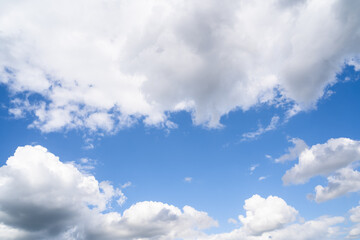 Nice white clouds in blue heaven