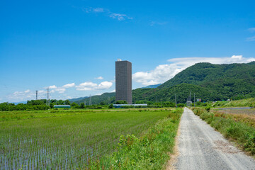 スカイタワー 田舎 高層ビル