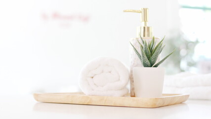 Spa accessories,Beautiful composition of spa , spa relax concept,  herbs for massage, beautiful sap...
