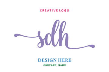 SDH lettering logo is simple, easy to understand and authoritative