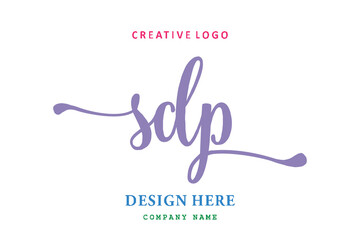 SDP lettering logo is simple, easy to understand and authoritative