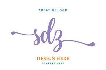 SDZ lettering logo is simple, easy to understand and authoritative