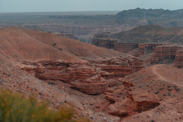 Fototapeta na wymiar Charyn Canyon in Kazakshtan