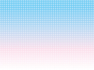 モザイク柄のグラデーション背景イラスト（水色・ピンク）
