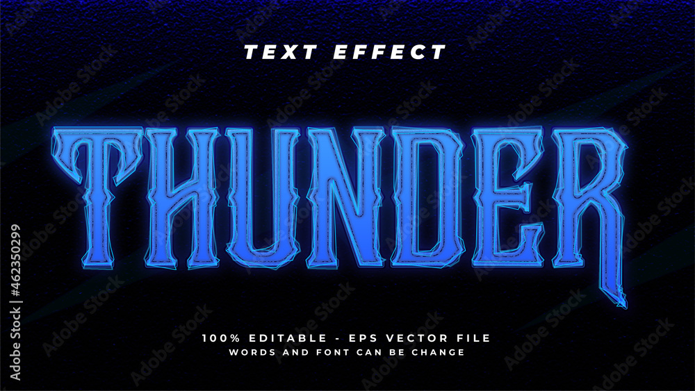 Fototapete horror and mythical esport text effect style design with editable text effect