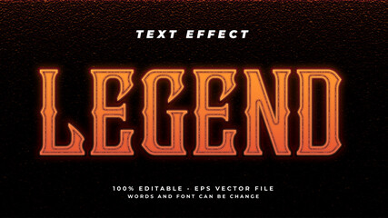 horror and mythical esport text effect style design with editable text effect