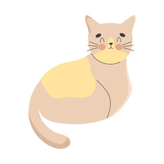 adorable cat icon