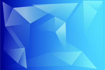 abstract blue polygon background 
