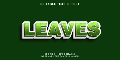 text-effect-editable-leaves