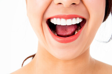 Carefree, beautiful women. Take care of your teeth. Clean teeth. Maintain dental hygiene.