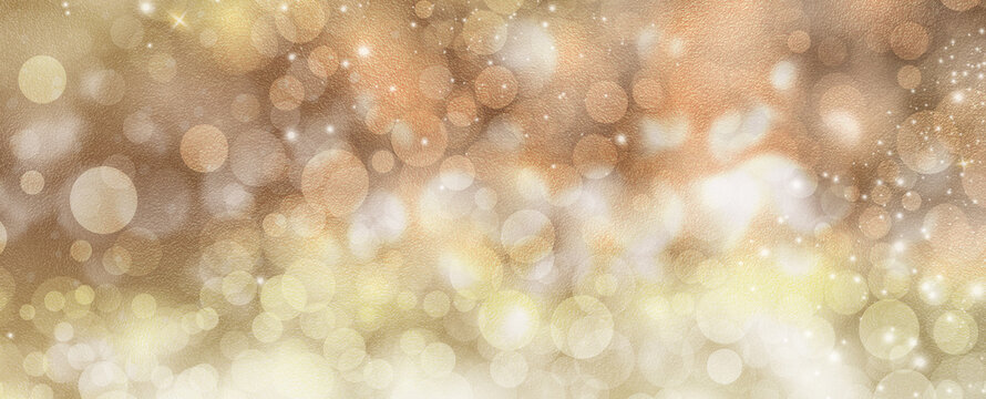Classy Festive Holiday Celebrations Bokeh And Sparkling Glitters Luxurious Elegant Creative Abstract Background For Wallpaper, Print, Covers And Graphic Design In 8K High Resolution