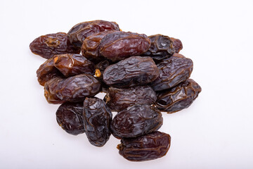 Dried medjoul jumbo dates. Modjoul is one of the noblest variety of dates in the world, often called the king of dates