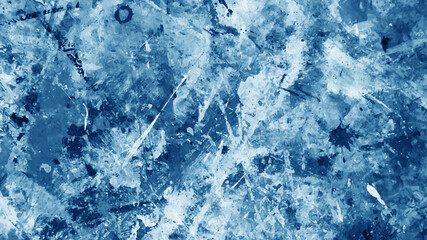 blue watercolors on paper texture, background design, hand painted element