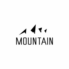mountain logo illustration vector, adventure