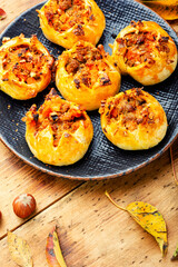 Pumpkin and meat buns