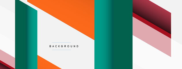 Background. Geometric diagonal square shapes and lines abstract composition. Vector illustration for wallpaper banner background or landing page