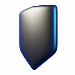 3D Shield Illustration