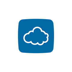Home cloud data service company logo design