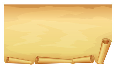 Big golden scroll of parchment