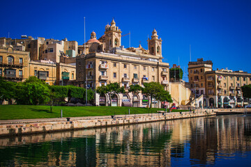 Fototapeta na wymiar Three cities in Malta