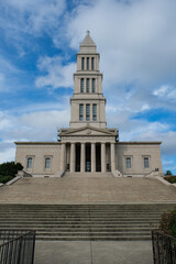 George Washington Masonic National Memorial towering above Old Town Alexandria, Virginia, housing...