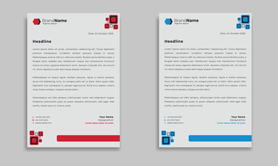 Modern  & Creative Business Corporate Letterhead Design Template