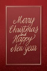 Christmas vintage frame design vector