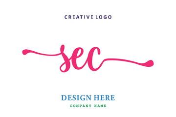 SEC lettering logo is simple, easy to understand and authoritative