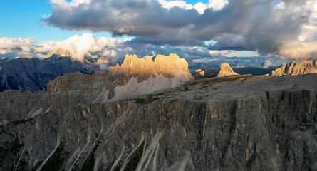 Mountains in the evening light