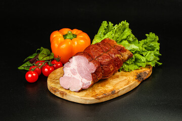 Delicous smoked pork for snack