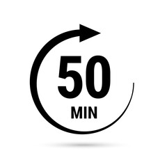 Isolated illustration with timer.