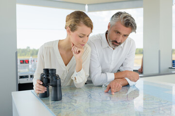 working in an aircontrol tower