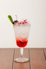 cocktail with cherry
