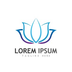 Beauty Vector lotus icon