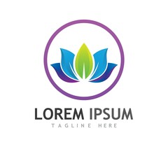 Beauty Vector lotus icon