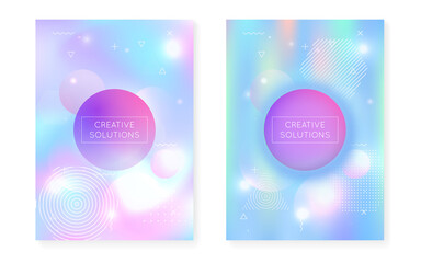 Hipster Texture. Simple Dots. Tech Business Elements. Summer Flyer. Liquid Pattern. Space Concept. Purple Shiny Fluid. Hologram Shape. Blue Hipster Texture