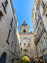 Porte de la Grosse Horloge à La Rochelle, Charente-Maritime